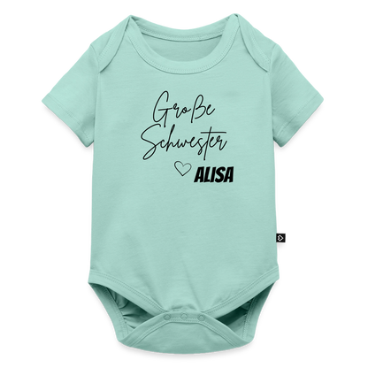 Geschwisterbody Große Schwester - Mint 