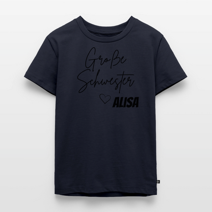 Geschwistershirt Große Schwester - Navy