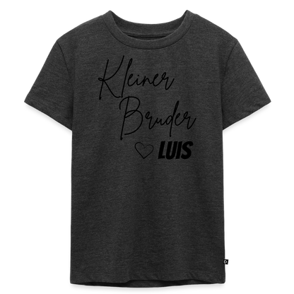 Geschwistershirt Kleiner Bruder - Anthrazit meliert