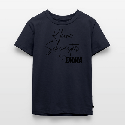 Geschwistershirt Kleine Schwester - Navy