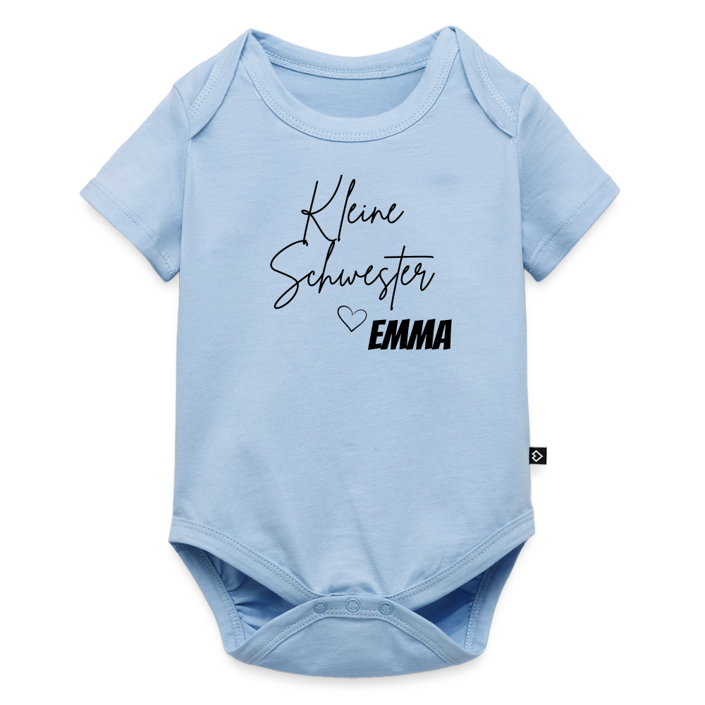 Baby Bio-Kurzarm-Body - Hellblau