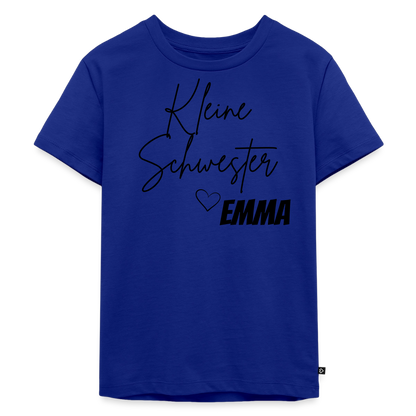 Geschwistershirt Kleine Schwester - Royalblau