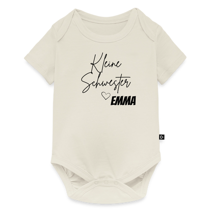 Baby Bio-Kurzarm-Body - Naturweiß