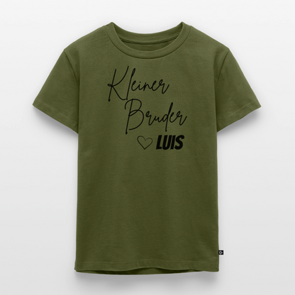 Geschwistershirt Kleiner Bruder - Khaki