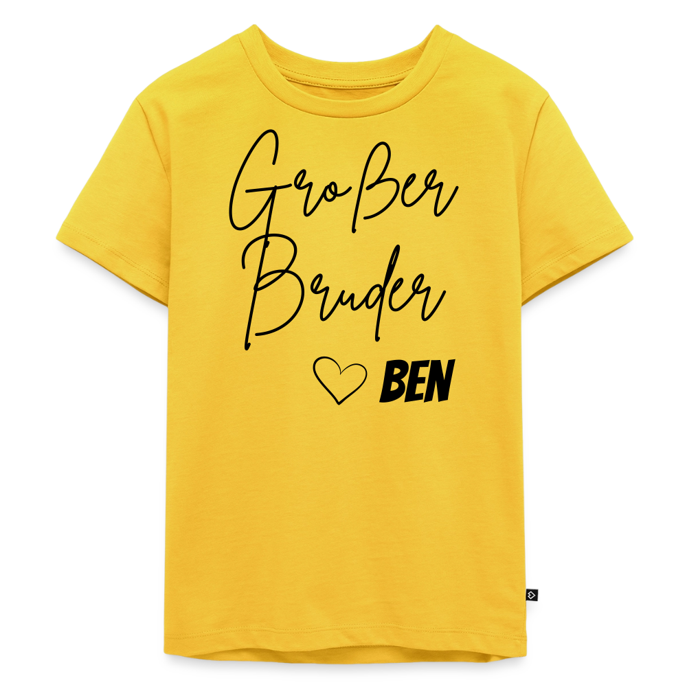 Geschwistershirt Großer Bruder - Sonnengelb