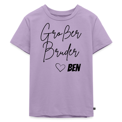 Geschwistershirt Großer Bruder - Lavendel