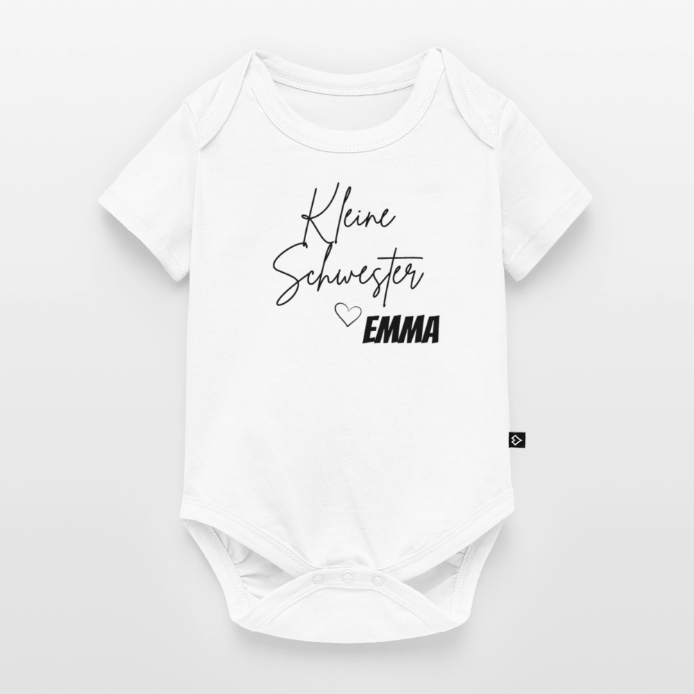 Baby Bio-Kurzarm-Body - Weiß