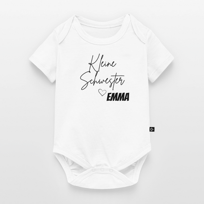 Baby Bio-Kurzarm-Body - Weiß