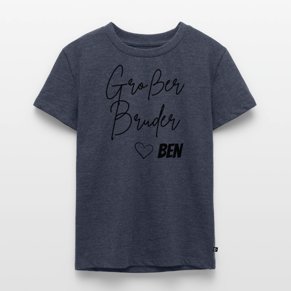 Geschwistershirt Großer Bruder - Jeansblau 