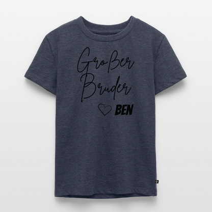 Geschwistershirt Großer Bruder - Jeansblau 
