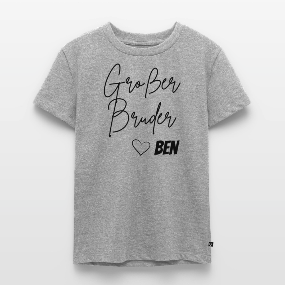 Geschwistershirt Großer Bruder - Grau meliert