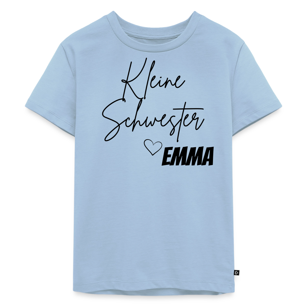 Geschwistershirt Kleine Schwester - Hellblau