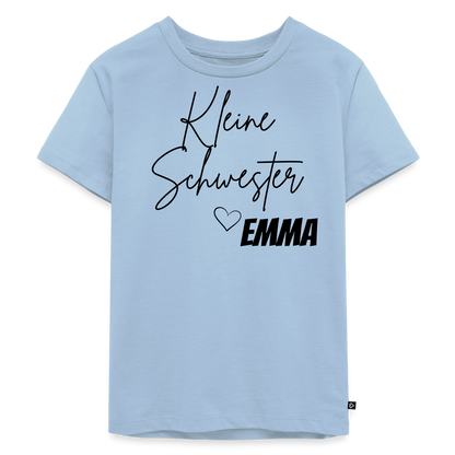 Geschwistershirt Kleine Schwester - Hellblau