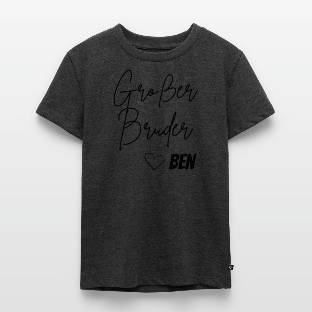 Geschwistershirt Großer Bruder - Anthrazit meliert