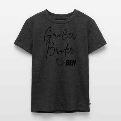 Geschwistershirt Großer Bruder - Anthrazit meliert