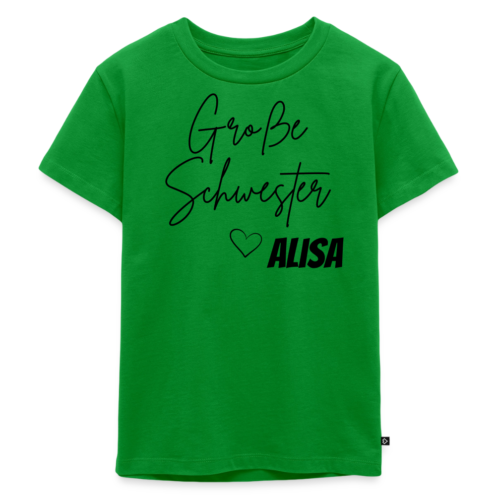 Geschwistershirt Große Schwester - Grün