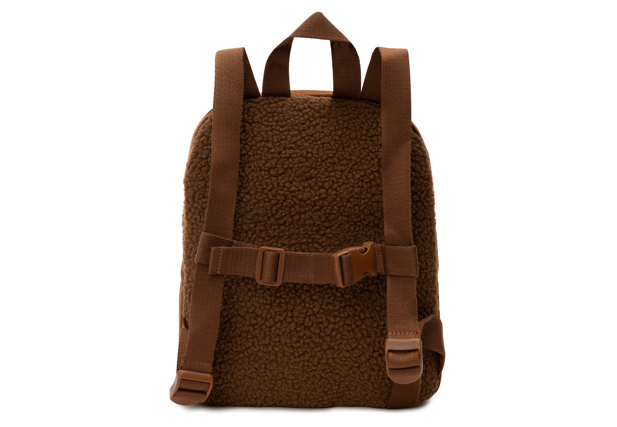 Jollein Kinder Rucksack Hund Diego Braun Rückseite