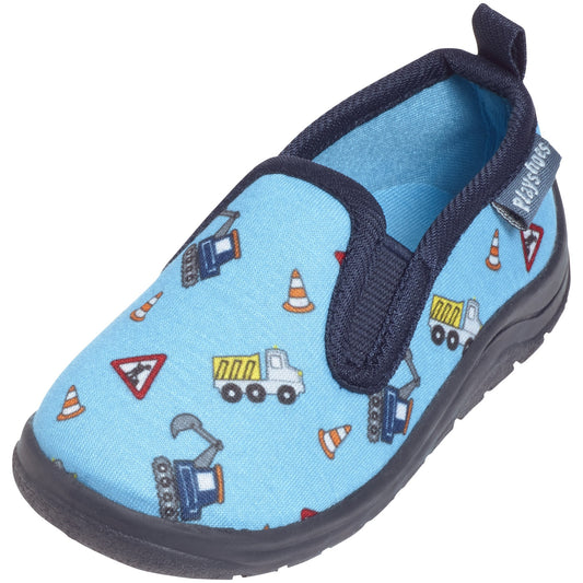 Playshoes Hausschuh Baustelle