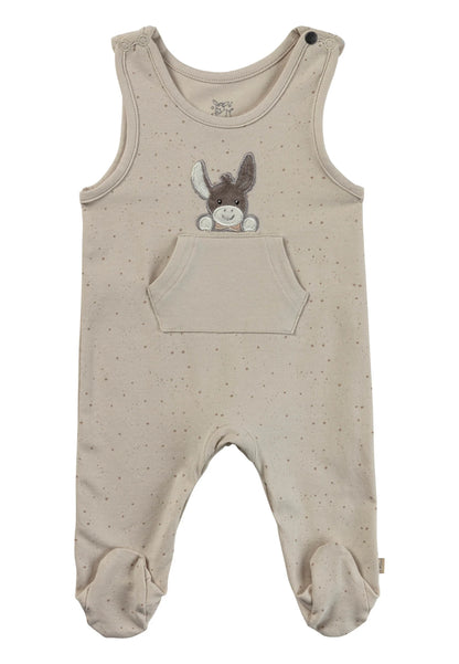 Sterntaler Jersey Strampler Set Esel beige