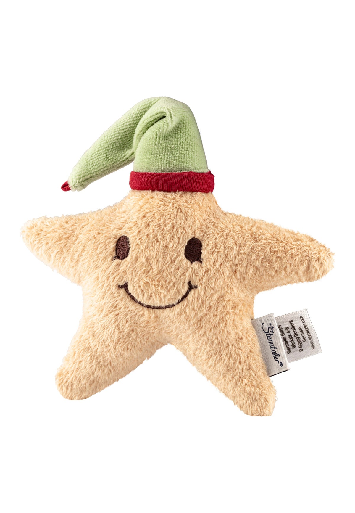 Sterntaler Babygreifling Weihnachten mit Rassel oder Knisterpapier 0M+