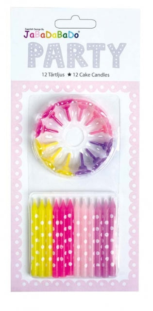 Jabadabado Kindergeburtstag Partyset für Mädchen / Rosa Violett