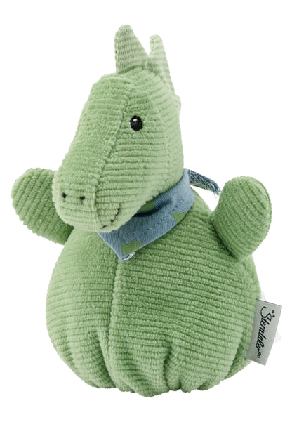 Sterntaler Babyrassel Knuddelsäckchen Dino grün