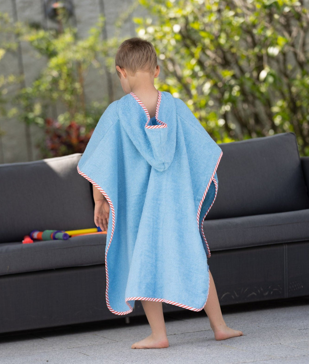 Playshoes Frottee Poncho Bagger hellblau