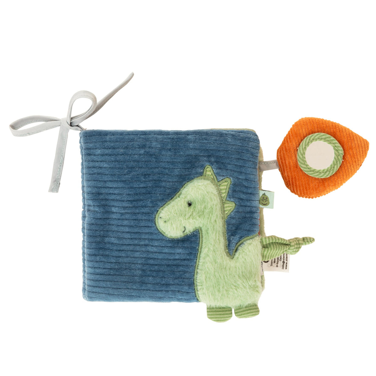 Sterntaler Stoffbuch Dino Rexi Blau 0m+