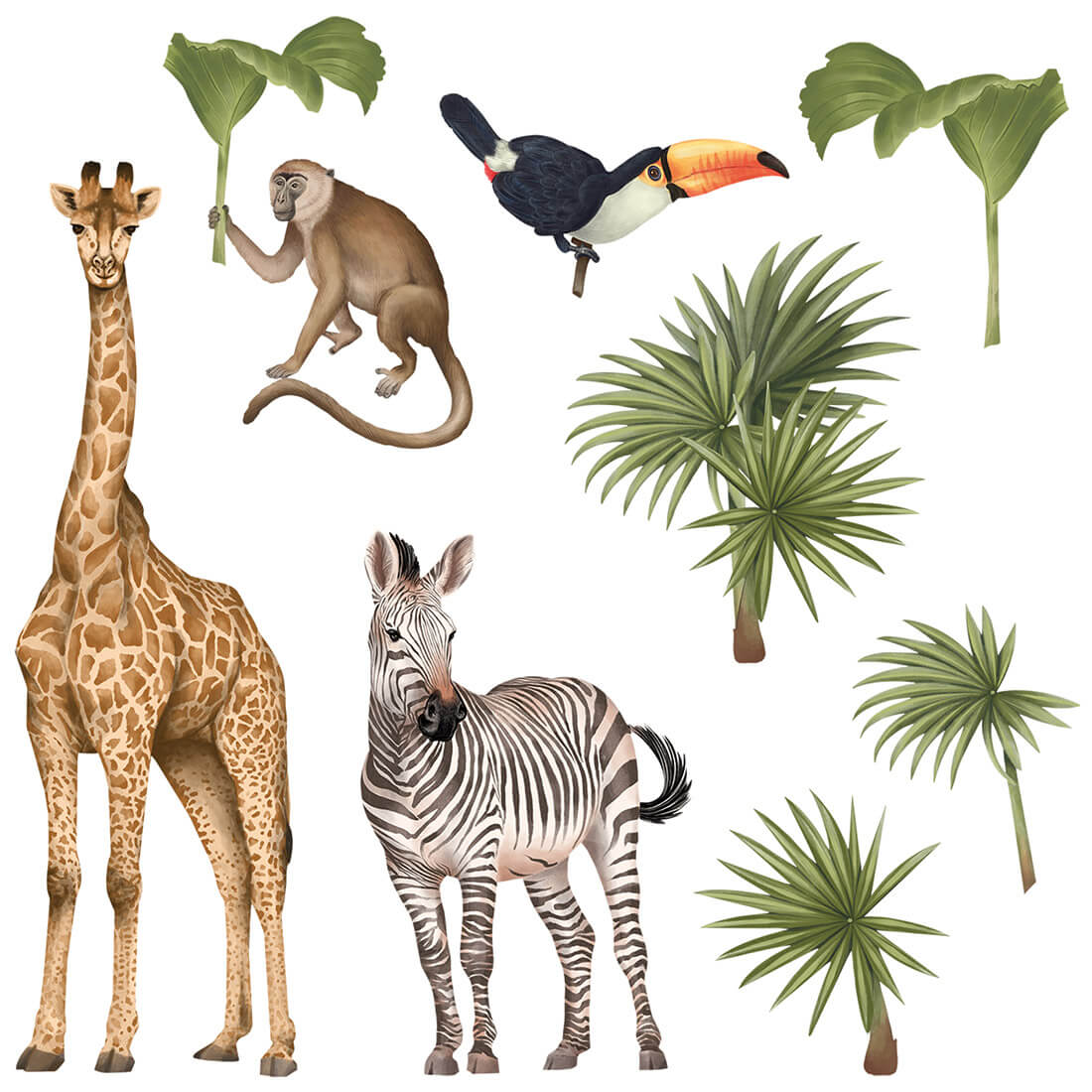 wall stickers > safari