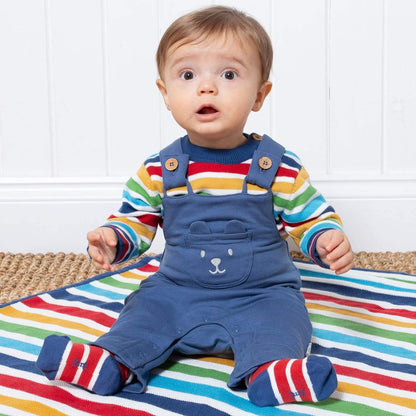 KITE Baby Latzhose Bärchen Blau