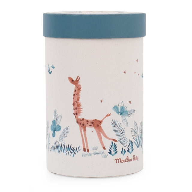 Moulin Roty Kuscheltier Sous mon Baobab Giraffe Bibiscus