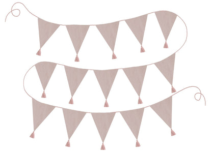Jabadabado Textile Wimpelkette mit Quasten
