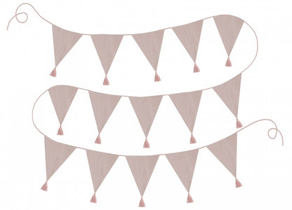 Jabadabado Textile Wimpelkette mit Quasten