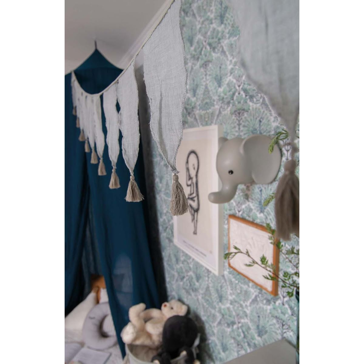 Jabadabado Textile Wimpelkette mit Quasten