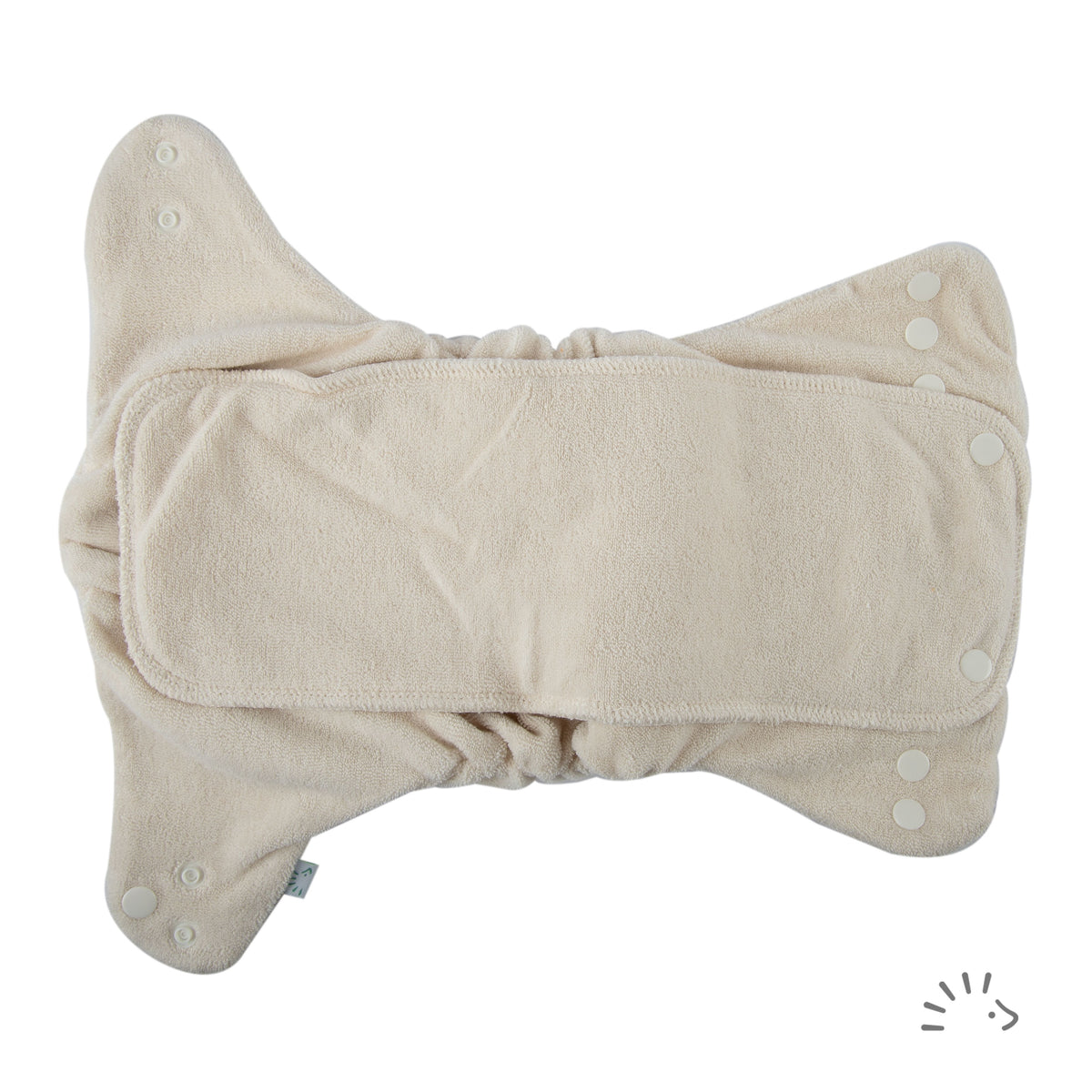 Popolini 10 Windelhosen MaxiSnap Soft Natur