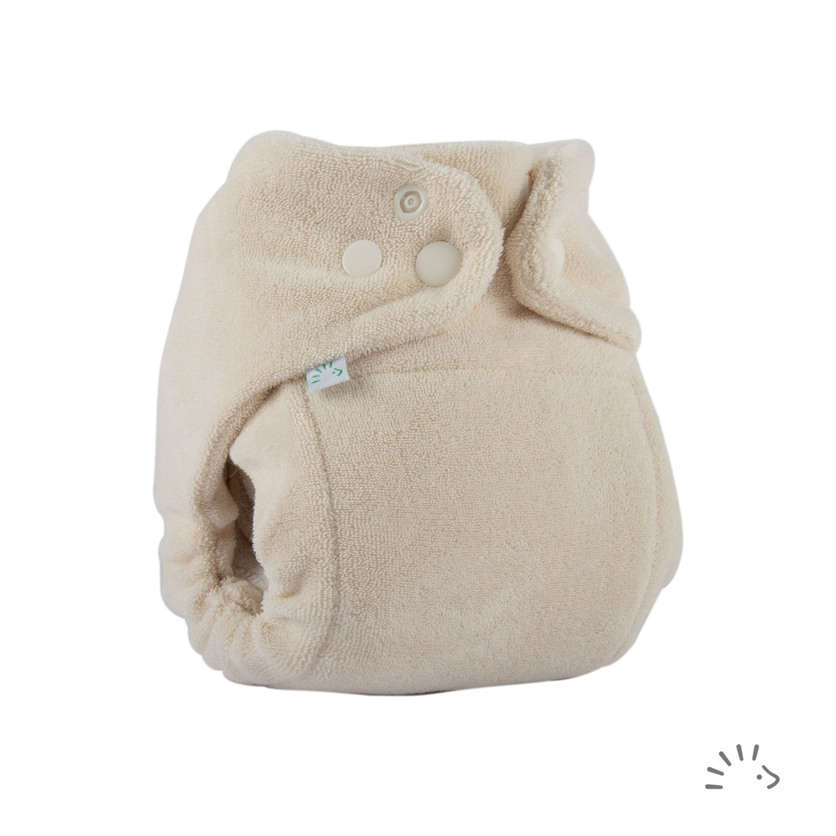 Popolini 10 Windelhosen MaxiSnap Soft Natur