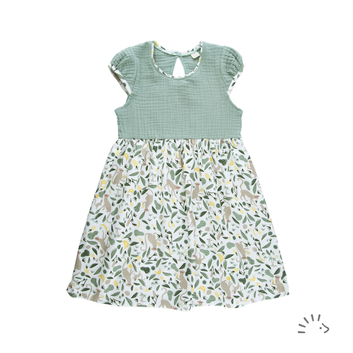 iobio Sommerkleid Single Jersey Monkey
