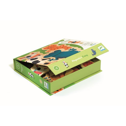 Djeco Magnimo Kinder Magnetspiel Crazy Tiere