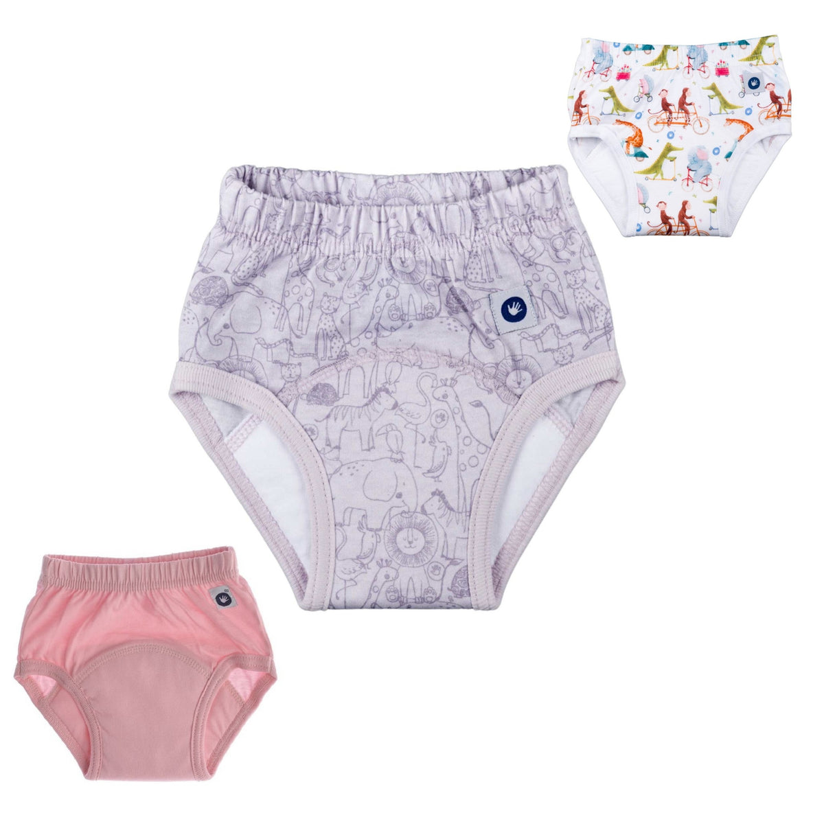 xkko Kinder Trainerhosen 3er Set Rosa - ideal für Töpfchentraining