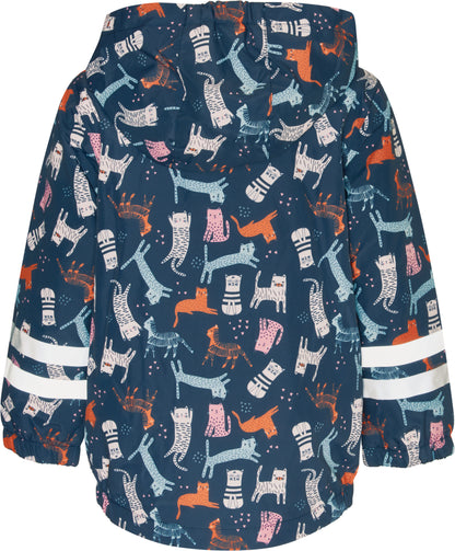 Playshoes Kinder Regenjacke Katzen Allover