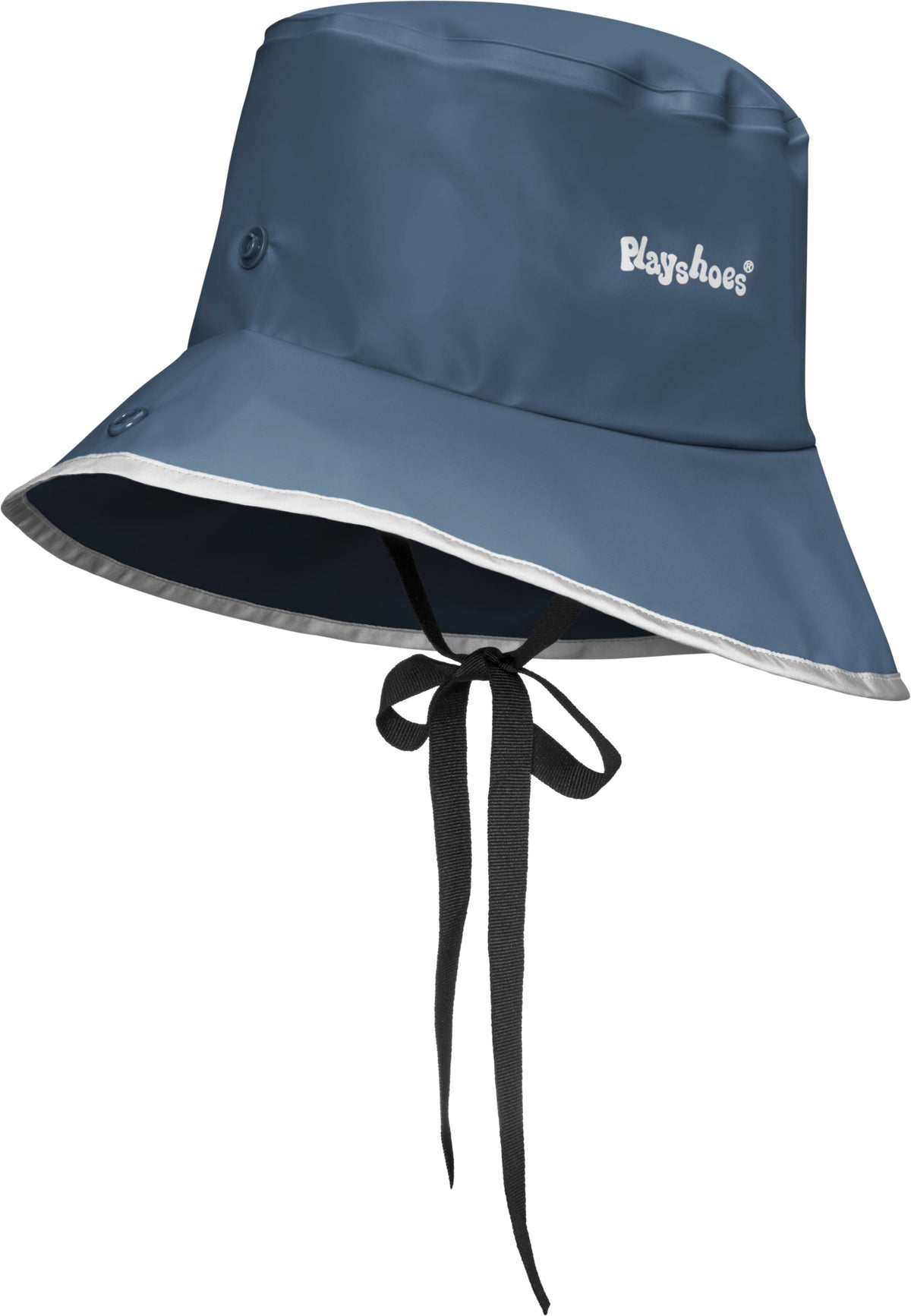Playshoes Regenhut in Signalfarbe + Reflektorstreifen