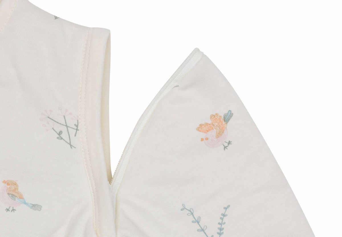 Jollein Baby Schlafsack Lovely Birds mit abnehmbaren Ärmeln