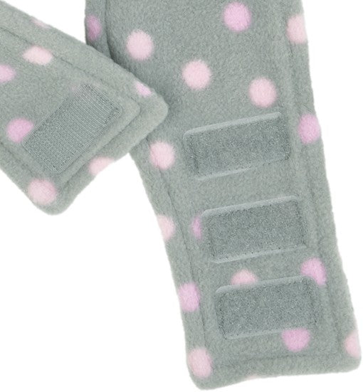 Playshoes Fleece Kinder Stirnband Rosa Punkte