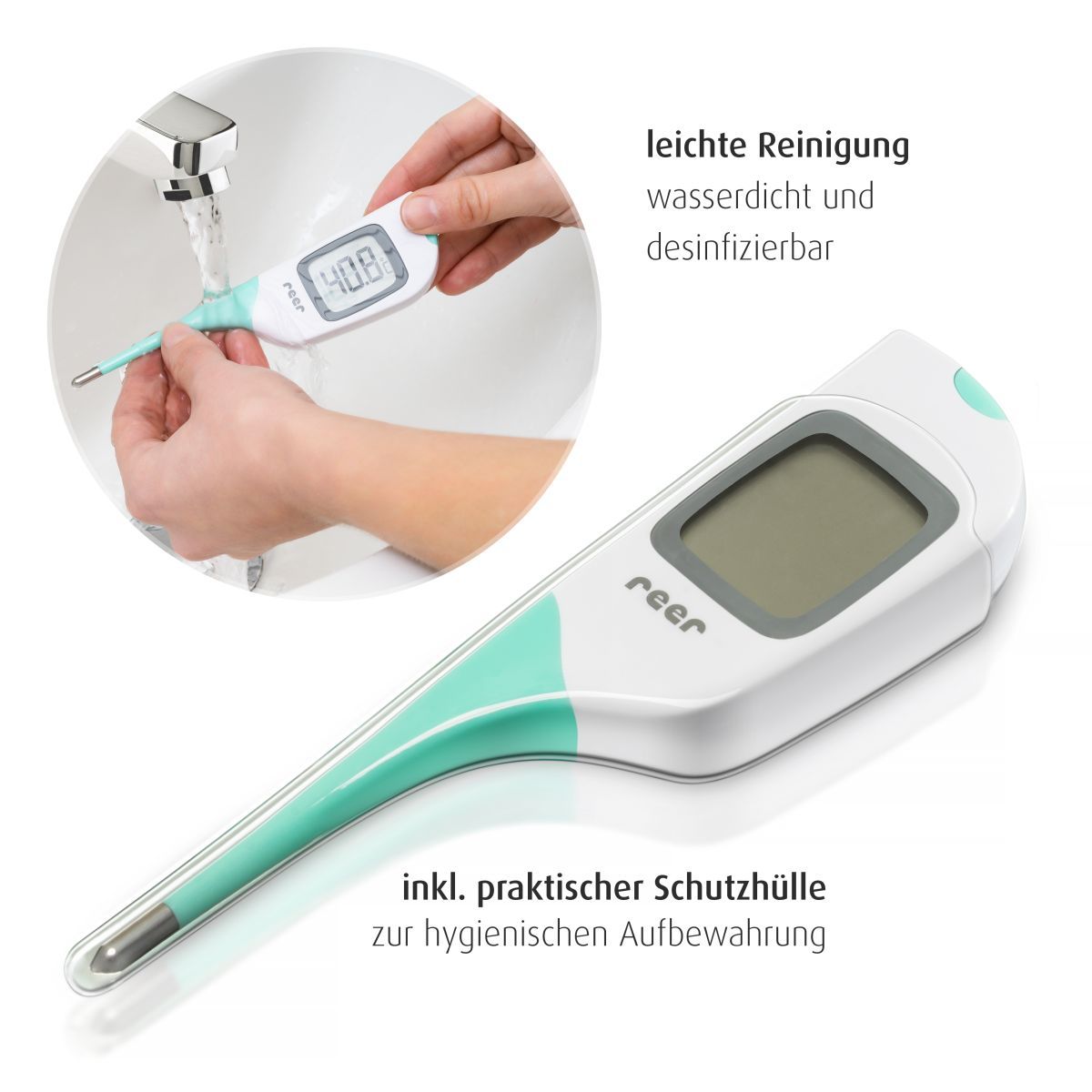 Reer ColourTemp Fieberthermometer mit großem Display 98034