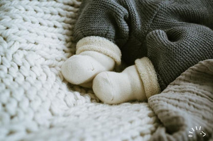 iobio kbA Baumwoll Newborn Socken 2Paar im Doppelpack
