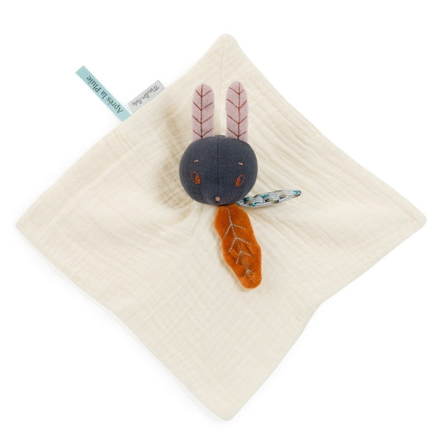 Moulin Roty Kuscheltuch Après la pluie Creme