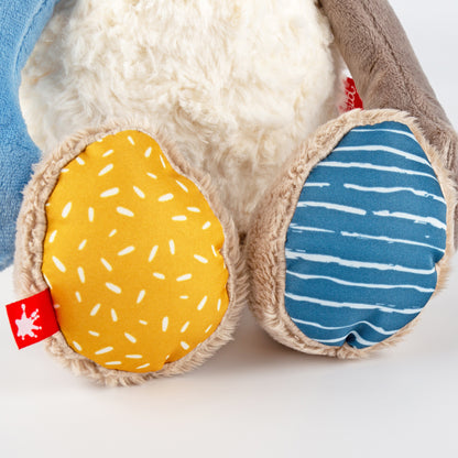 Sigikid Plueschtier Waschbär Sweety Patchwork