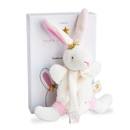 Doudou et Compagnié Kleines Schmusetuch 15cm mit Schnullerhalter