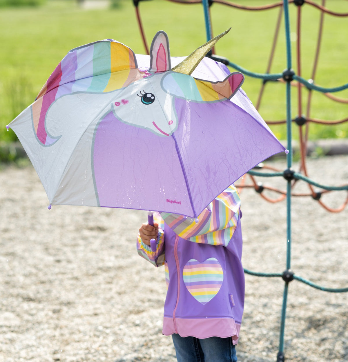 Playshoes Regenmantel Einhorn