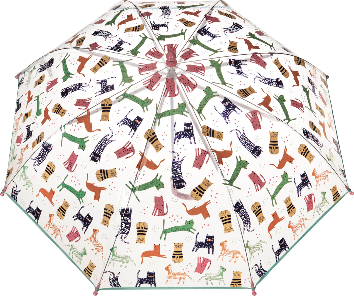 Playshoes Kinder Regenschirm Katzen
